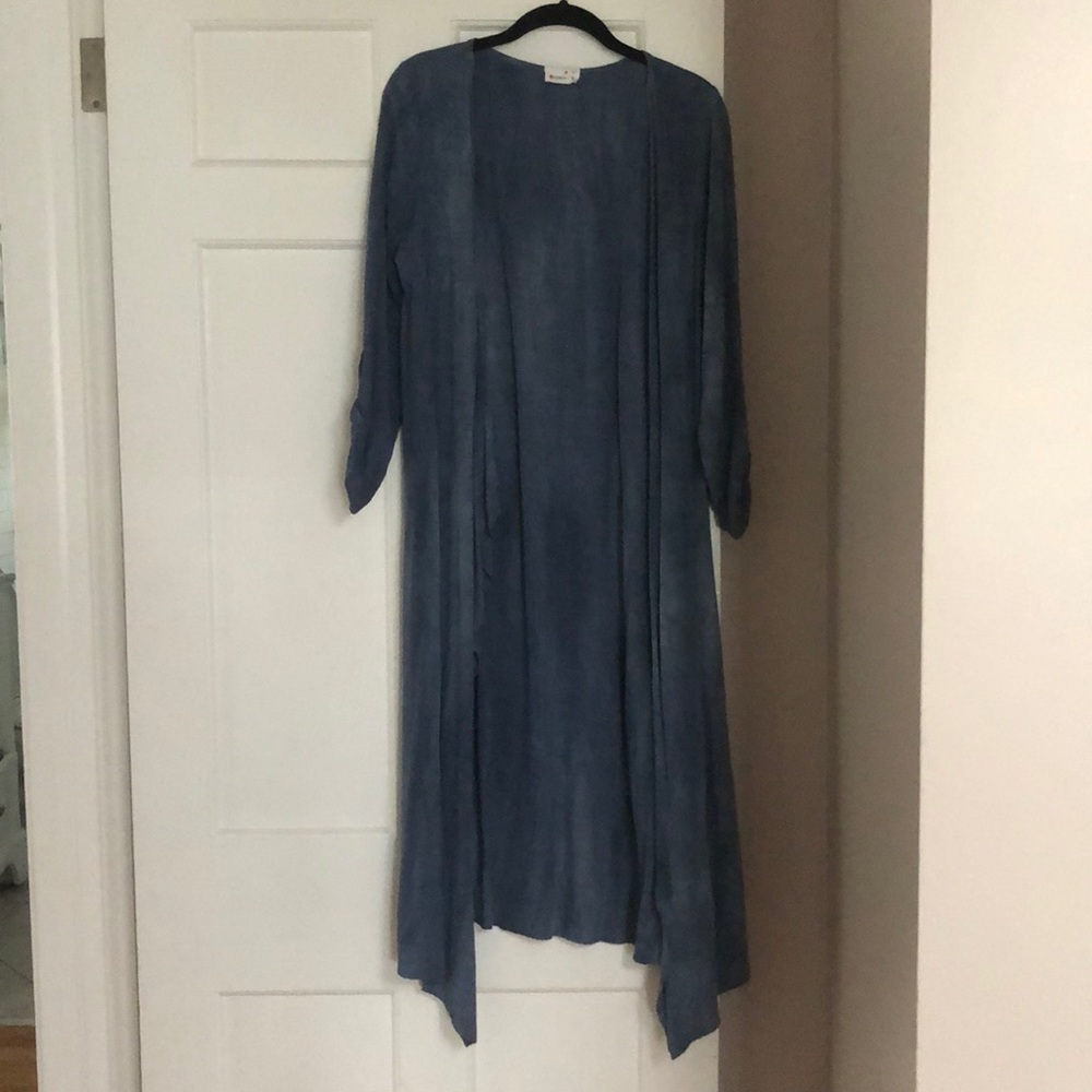 Blue duster